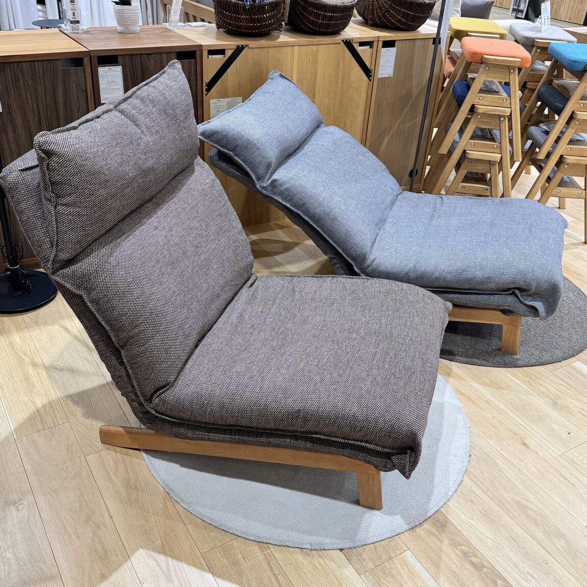 【無印良品】ハイバック リクライニングソファ 1人掛け ハイバックリクライニングソファ 1シーター ポリエステル平織